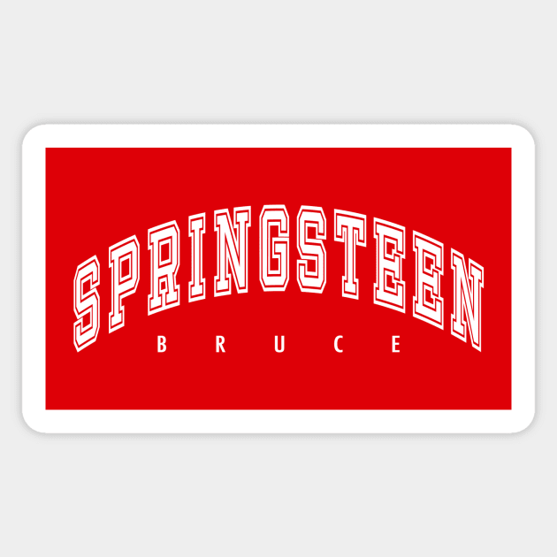 Bruce Springsteen Sticker by Paskwaleeno